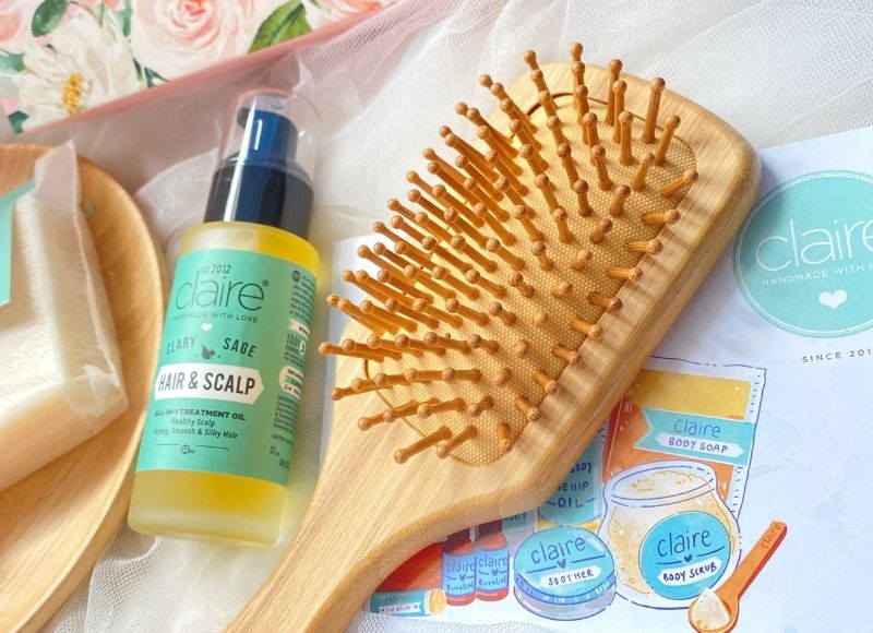 Claire Organics. [ GIFT ] HAIR SPA SET